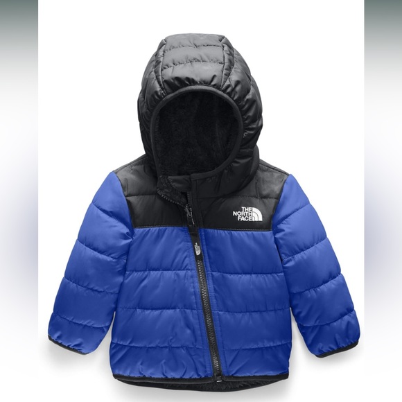 The Northface Infant Reversible Mount Chimborazo Hoodie TNF Blue 6-12 Months
